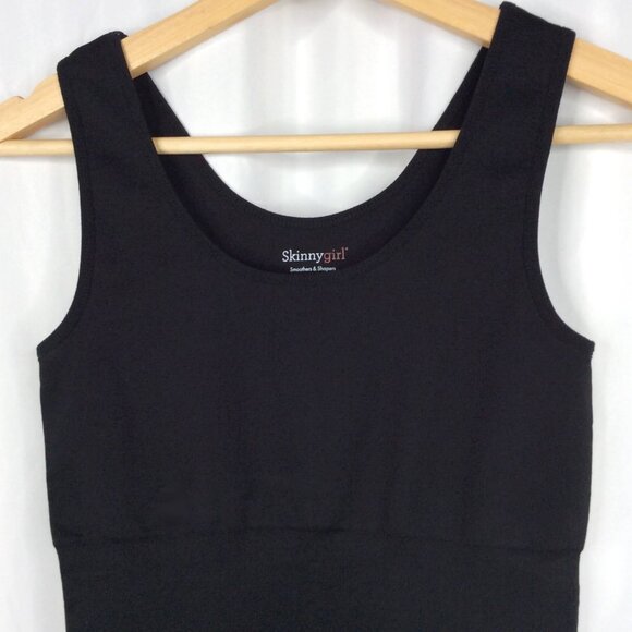 Skinny Girl Black SEAMLESS LAYERING Cami Smoothing Shapewear Tank Top Medium - Picture 3 of 6